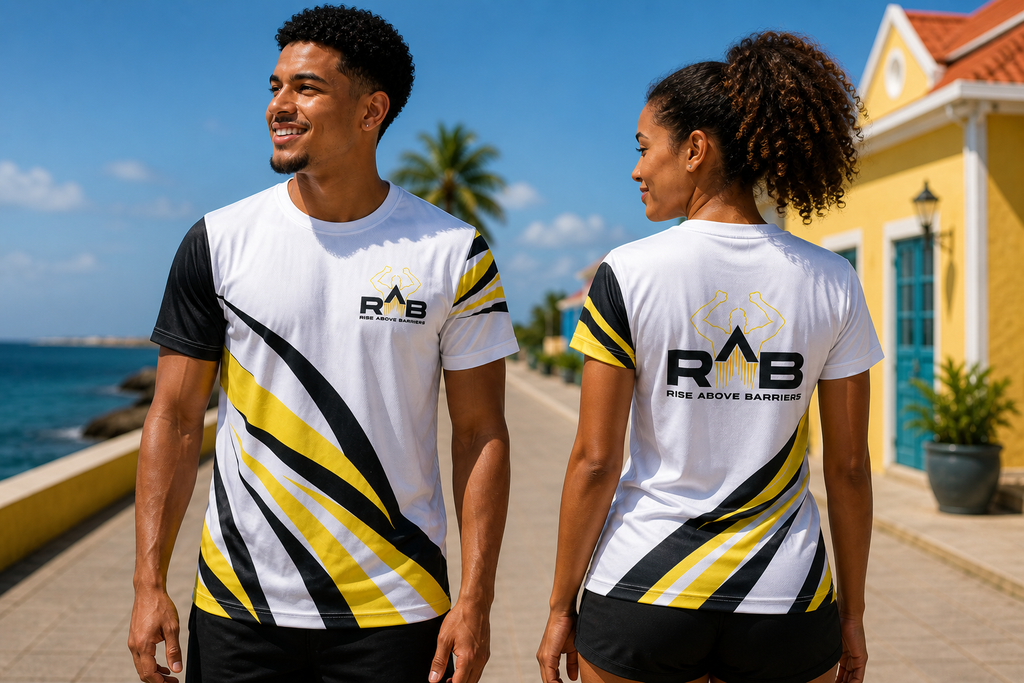 R^B White Waves Shirt